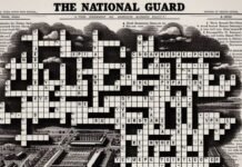 national guard building crossword