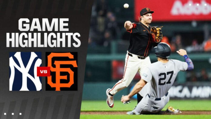 Yankees vs San Francisco Giants Match Player Stats Yankees vs San Francisco Giants Match Player Stats